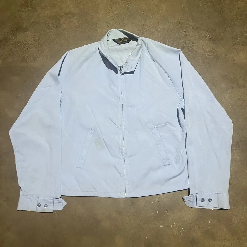 Vintage 80s Montgomery Ward Blue Light Jacket